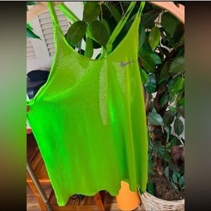 Nike Women's Neon Green Tank Top